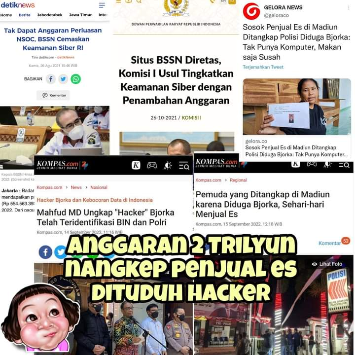 manja_jala's tweet photo. Cara merusak negara adalah dengan meminta anggaran, kerja asal dan berbohong
 #Bjorka https://t.co/LK7Idp2EDe