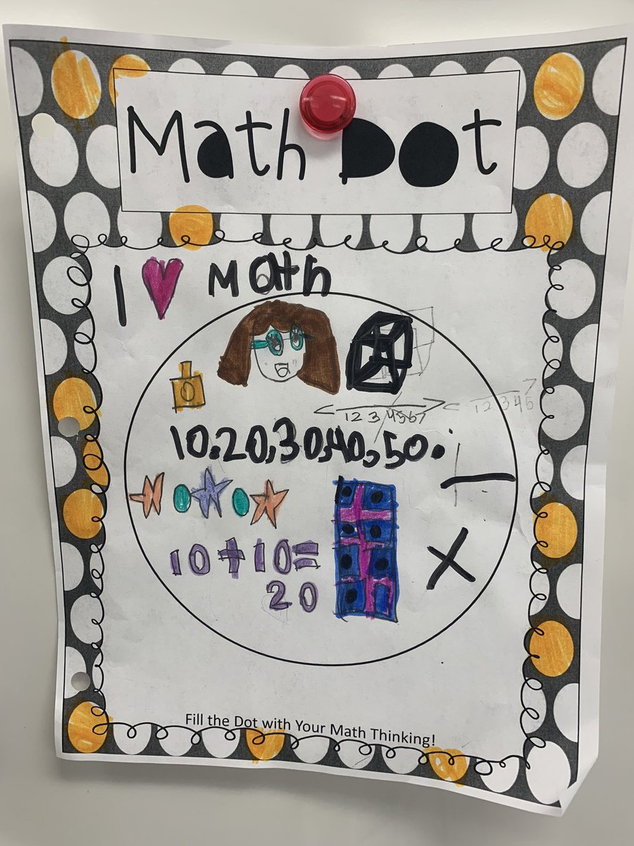 mrs_panetta's tweet photo. On #InternationalDotDay Gr 2/3 Ss designed their own Math Dots with prior knowledge, & discussed our mindset towards math 🧠💡🔢 #MathSEL @SCG_TCDSB @loriana_romano @Harris_Roseann1 #TCDSB https://t.co/k9ClJaRqcZ