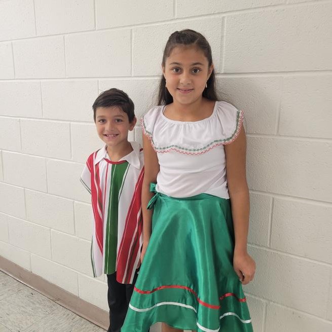 CES students Claire and David Whitley are celebrating their culture- Mexican Independence Day!! <a href="/CarrsvilleElem/">Carrsville Elem.</a> <a href="/IWCSchools/">Isle of Wight County Schools</a>
