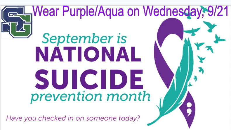 It's OK to not be OK! Hawks are uniting in the fight to end the stigma around mental health issues and show solidarity for suicide prevention awareness by wearing purple and aqua on Wednesday, 9/21. #MentalHealthMatters @ChadHarrisonSG @fhansonic @drjconnor299 @SarahOlsavsky