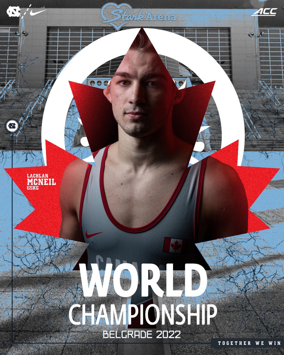 Tomorrow Lachlan McNeil begins his quest at the 2022 World Championships! 🗓️ Saturday, September 17th ⏰ 4:30am EST 📍 Mat A, 3rd Match 🆚 Rakhmonov 🇺🇿 #GoHeels | #TogetherWeWin