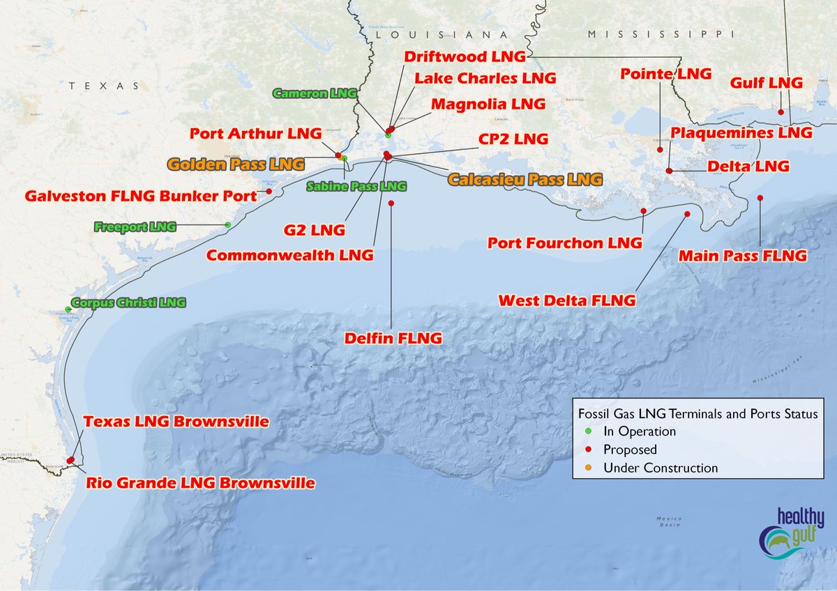 There’s 12+ gas plants and pipelines planned across Louisiana’s coast. 

“What happens here in the Gulf South over next 4 years dictates what will happen on the planet in the next 50 years. We cant keep kicking the can - there’s no more road to kick it down.” - <a href="/hiattus/">james hiatt</a>