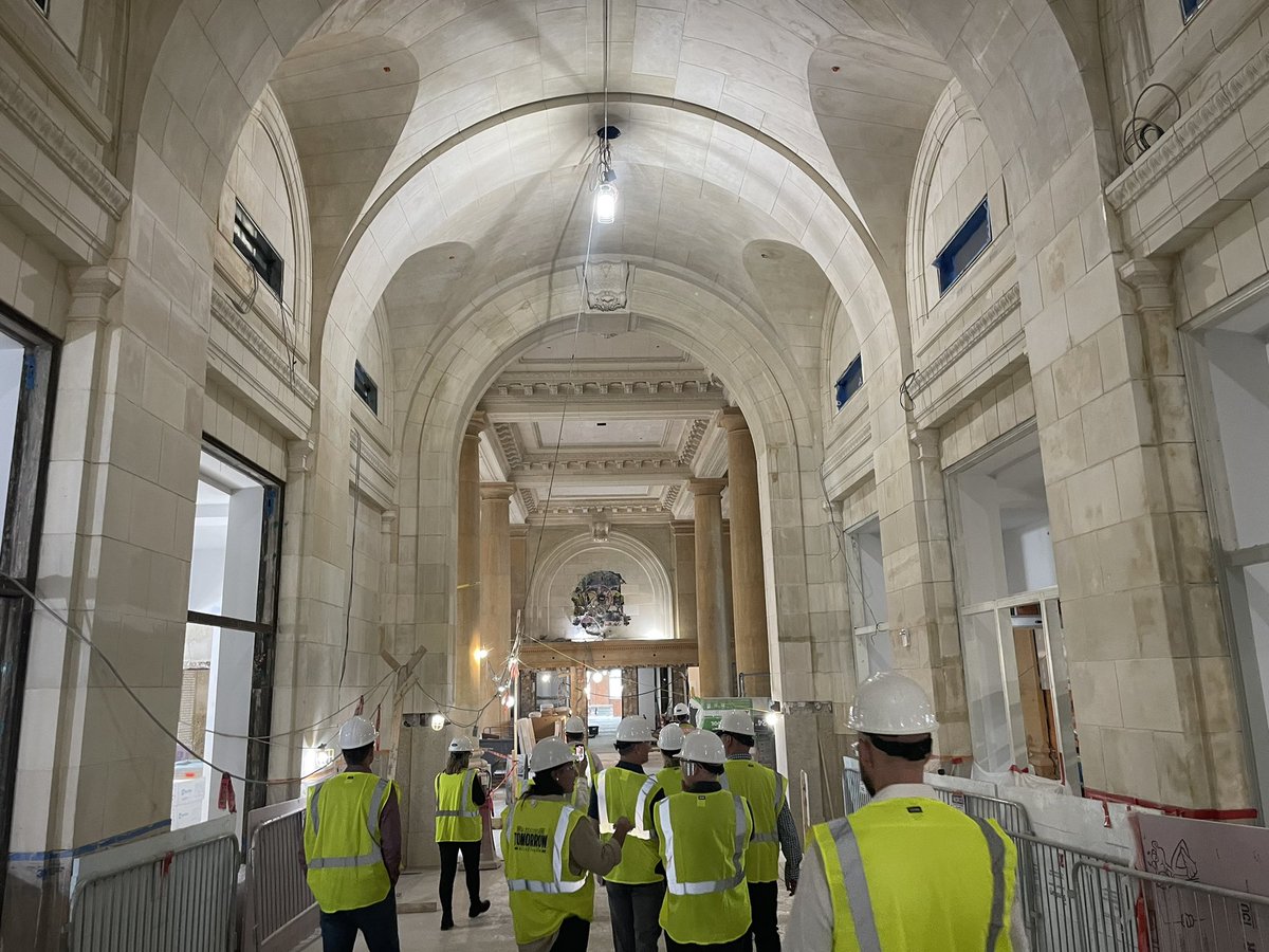 StaceyRyanITS's tweet photo. sad to be leaving Detroit but looking forward to #ITSWC2022 in LA - brilliant study tour with @ITS_AUSTRALIA and @RoadsAustralia - will have to return to see the finished Michigan Central development, it's stunning! https://t.co/o41MNTJYWW