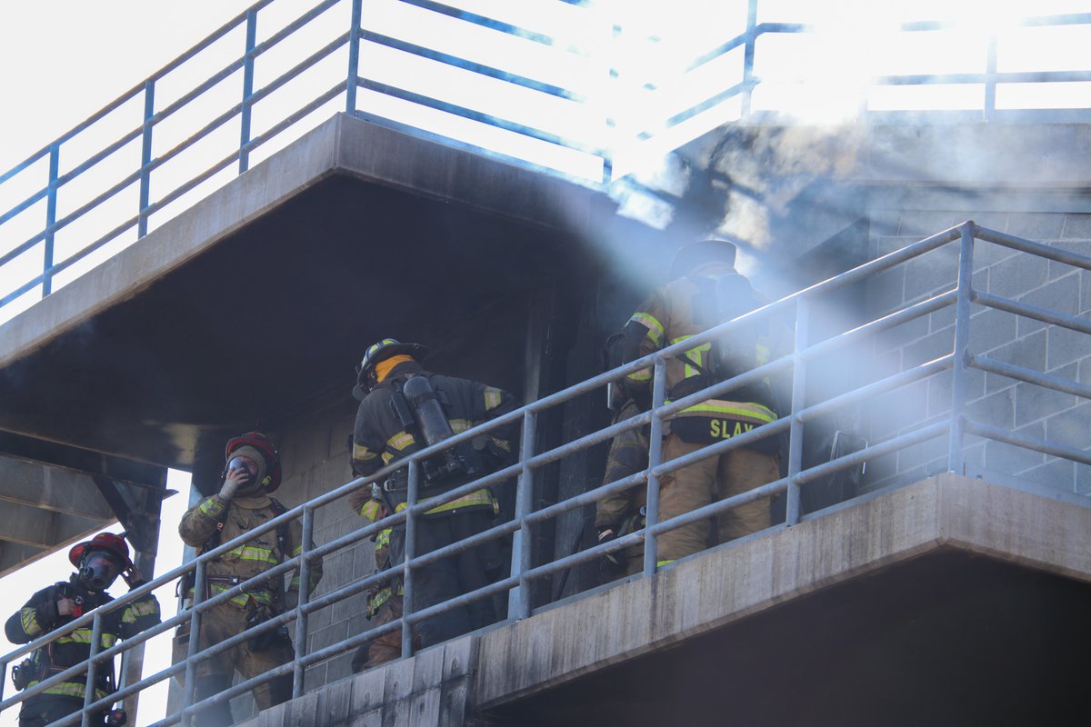GPSTC's tweet photo. 23 students completed the Structural Fire Control Instructor course this week.
These instructor candidates participated in live-fire, scenario based training during which they played the roles of both a student and an instructor.
#georgiafireacademy #firefightertraining #GPSTC https://t.co/wnu2sQyM5v