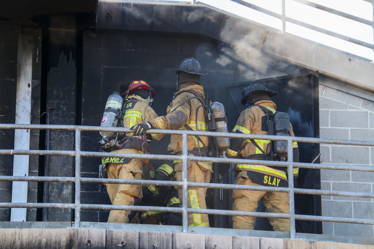 GPSTC's tweet photo. 23 students completed the Structural Fire Control Instructor course this week.
These instructor candidates participated in live-fire, scenario based training during which they played the roles of both a student and an instructor.
#georgiafireacademy #firefightertraining #GPSTC https://t.co/wnu2sQyM5v