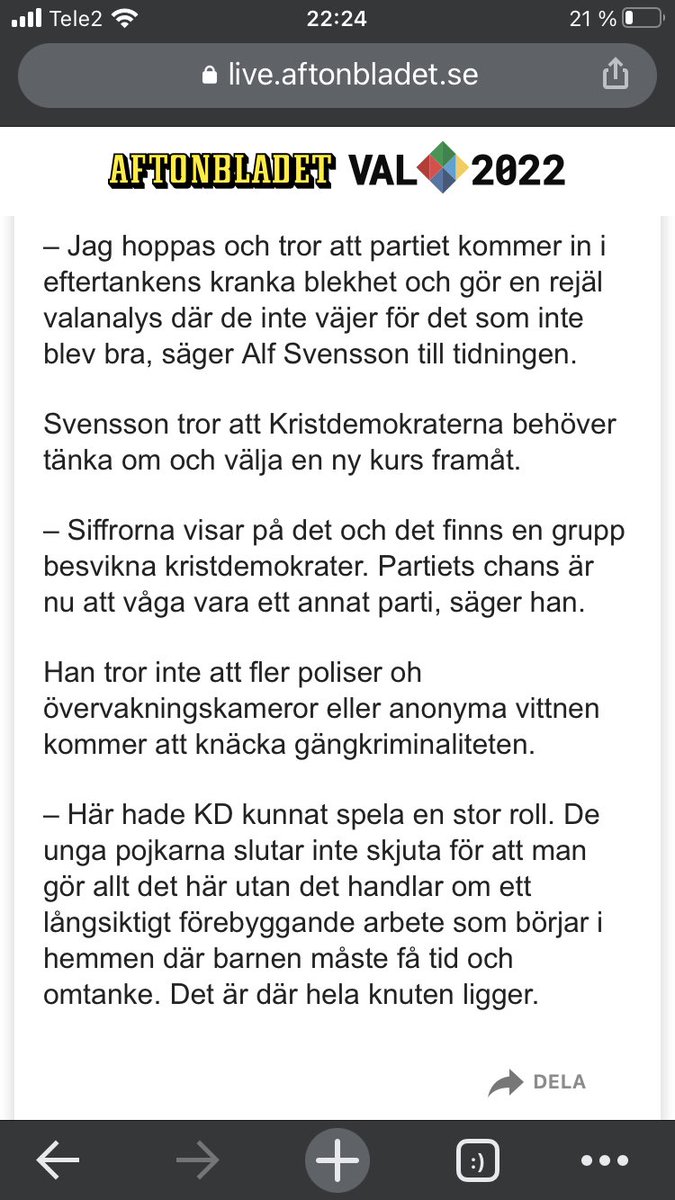 danieback's tweet photo. Oj vad Alf Svensson saknas i KD. Trodde aldrig jag skulle sakna honom så. #svpol https://t.co/UK9sQQu8Sa