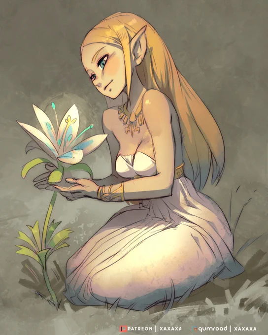 Zelda Little sketchHave a good Week-end ! 