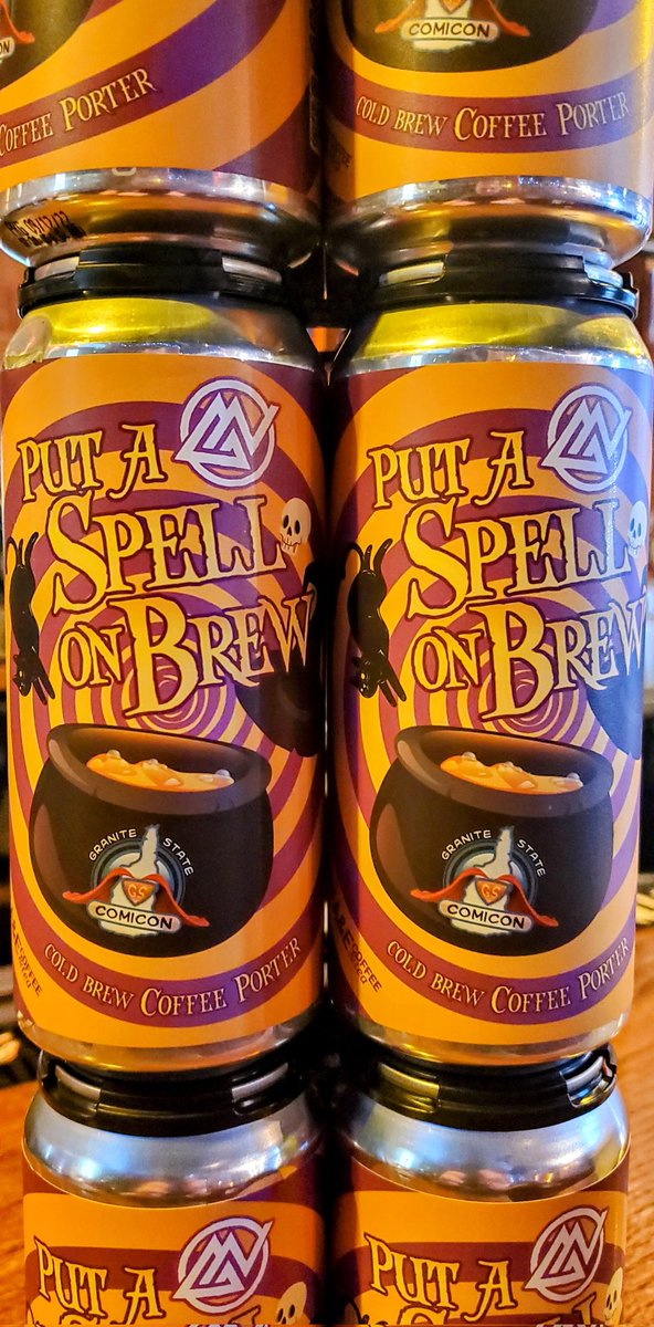The Shaskeen Pub (@theshaskeenpub) on Twitter photo Just in time for <a href="/Granitecon/">GraniteStateComicon</a> - "Put a spell on brew" cold brew coffee porter from <a href="/GreatNorthAle/">Great North Aleworks</a> in conjunction with A&E Coffee. Just in time for <a href="/Granitecon/">GraniteStateComicon</a> - "Put a spell on brew" cold brew coffee porter from <a href="/GreatNorthAle/">Great North Aleworks</a> in conjunction with A&E Coffee.