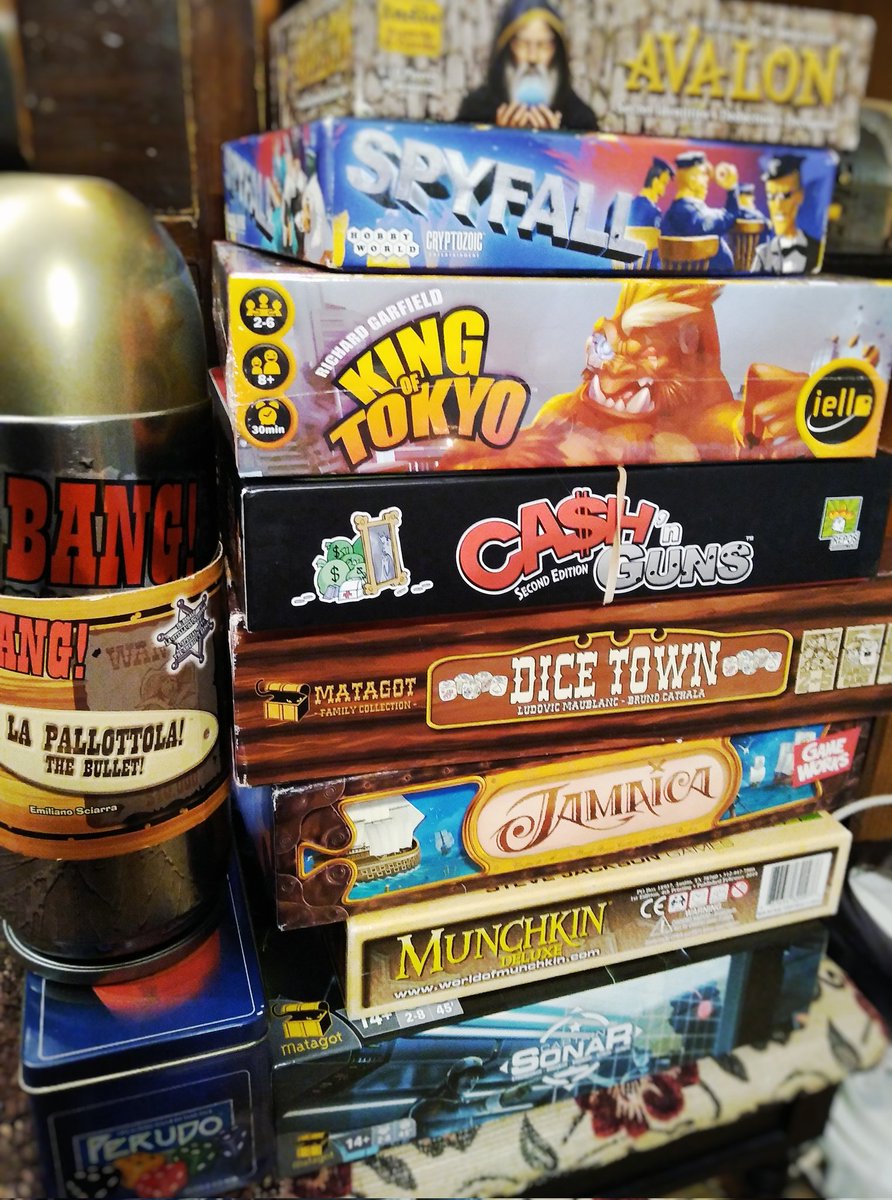 It's Friday evening at the end of a long working week. You have 5 friends round. Which of these games would be the top picks to play?
What should be added to the pile?
#boardgames #tabletopgames