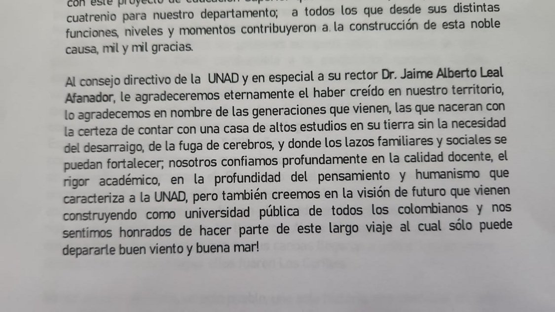 JaimeLeal_'s tweet photo. La @UniversidadUNAD tendrá un nuevo centro de atención y servicio estudiantil en Arauquita, gracias a la alianza que hemos suscrito con la alcaldía de ese municipio y la gestión del alcalde Etelivar Tores Vargas @EtelivarTorres y la @GobArauca https://t.co/xf98sPbAdz