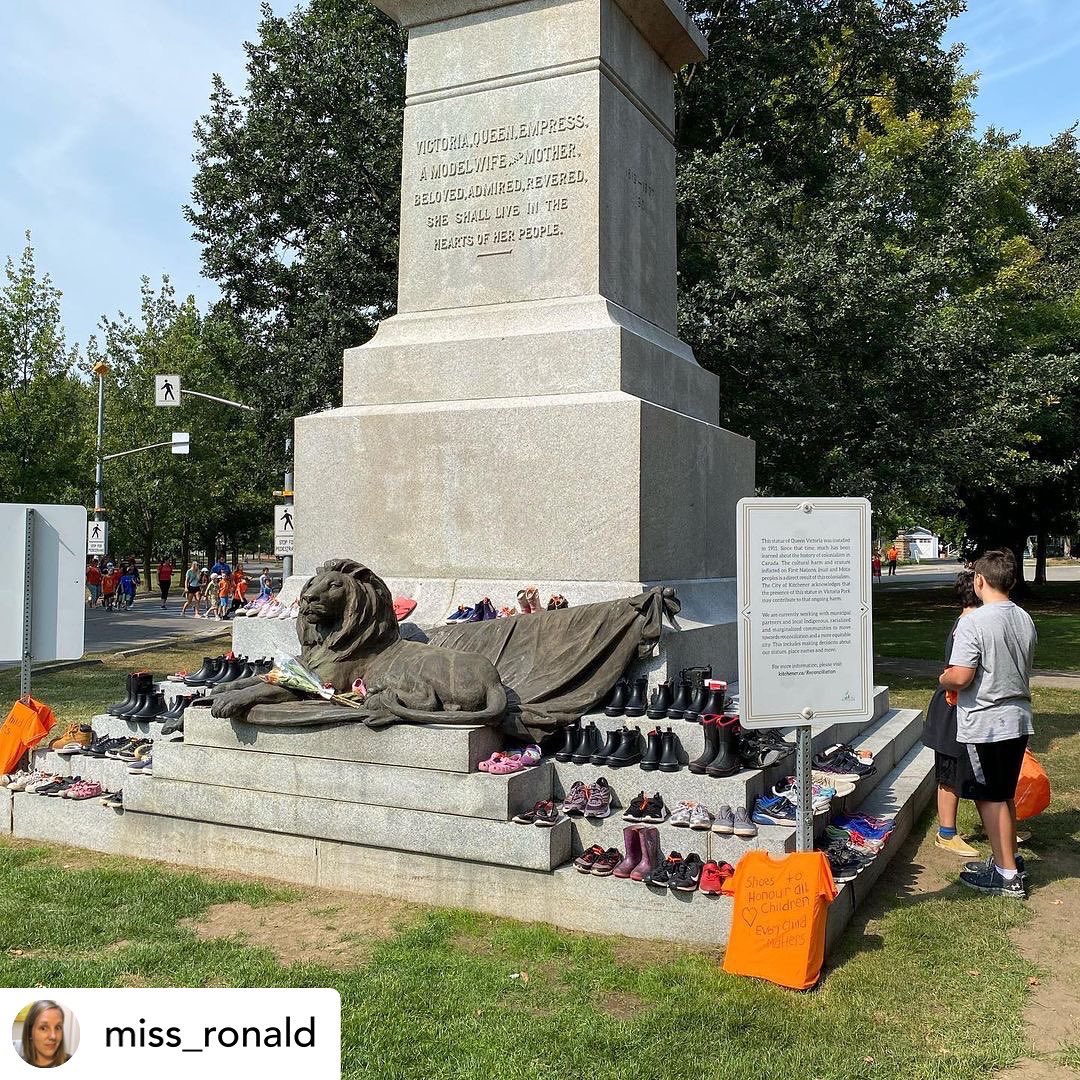 mrgwrdsb's tweet photo. We were so honoured to have been a part of the @ECMCrosswalk ceremony Many of us were moved to tears at the community &amp; passion exhibited.Thank
you for including us;this moment will be with us forever as we continue to reflect on what reconciliation means to us. @wrdsb https://t.co/I8tmPouvat