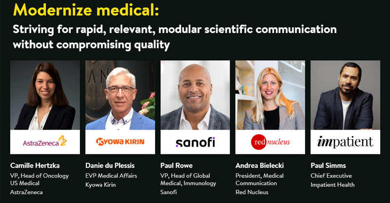 RedNucleusHQ's tweet photo. The time has come to modernize medical communications.

Sept 27, 1pm GMT / 2pm CEST / 8am EST 
✨Note the new start time. Don't miss this webinar!
🔴🧠🧬🔬
#medicalaffairs #medcomms
https://t.co/MVgy3KgAQM https://t.co/qpwn3gSpFQ