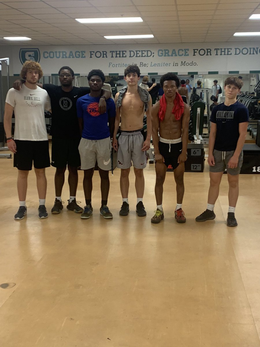 Great work from the boys today in the weight room! We play tomorrow at 10am at competitive edge against Phoenixville.