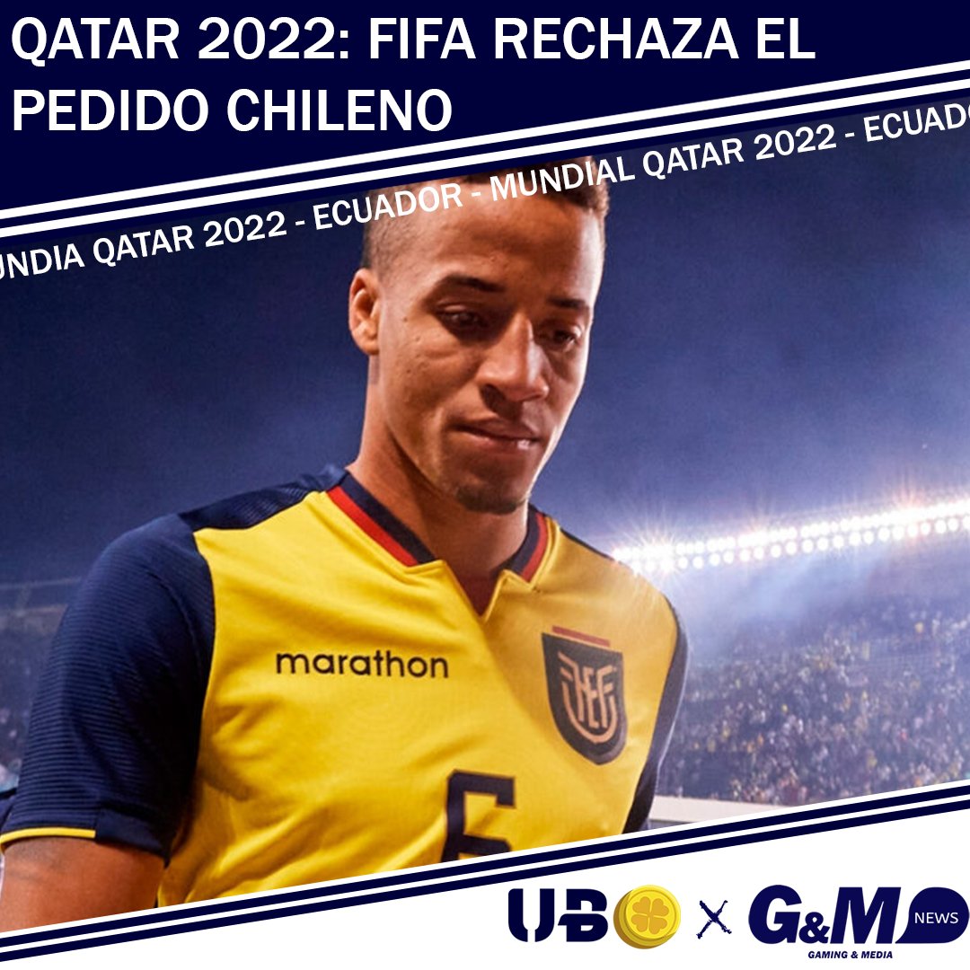 ⚽ QATAR 2022: FIFA confirmó la presencia de Ecuador, pero Chile apelará el fallo.

Mira la nota completa en: ubeton.com/ec/qatar-2022-…

#ecuador #chile #mundial #qatar2022 #mundialqatar #mundialqatar2022 #byroncastillo #ubeton #noticias #futbol #eliminatorias #tas #fifa #conmebol