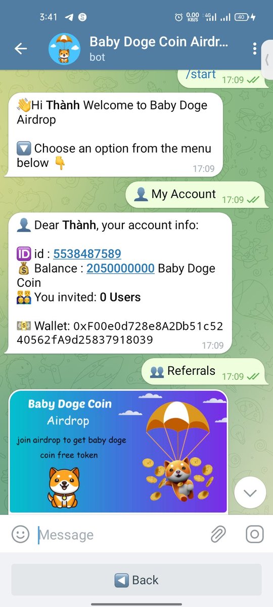 lacpts's tweet photo. https://t.co/4LIKikvBmA
Nhận meme coin baby doge. Khả năng cao sẻ list sàn binace tương lai không xa. Hiện tại đã list https://t.co/ajrhvAlhbz, huobi, Lbank, mexc và hơn 20 sàn khác.
Ae nhanh tay làm kẻo hết https://t.co/7FpJCGpKgO