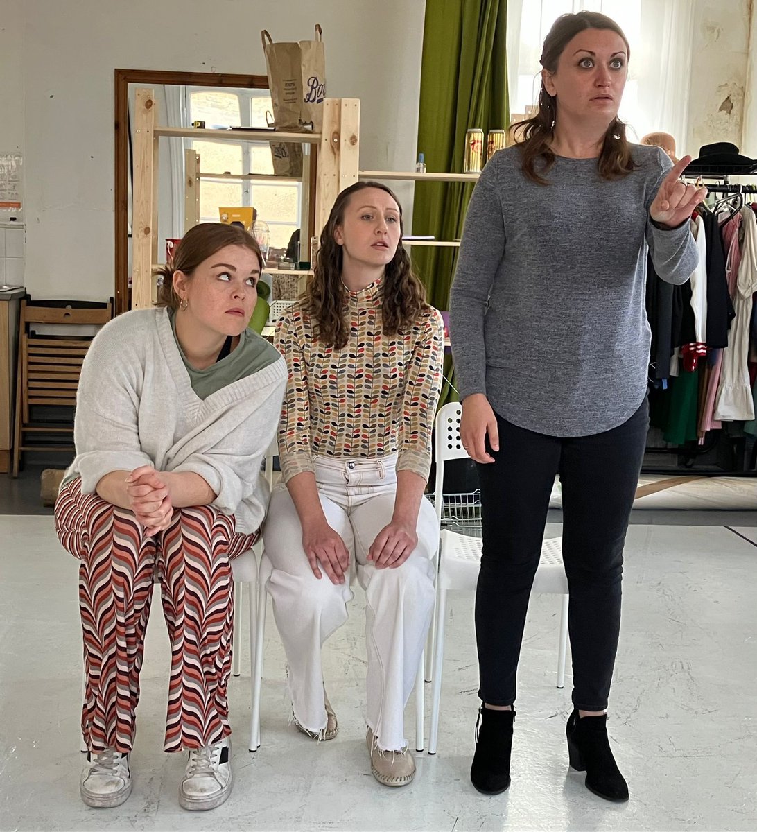 ChrisTSilvester's tweet photo. How have we come to the end of our rehearsal period already?! It’s been so great working on #AnotherEavesdropping at @BrocJackTheatre with @Angel_Theatre. It’s been a pleasure being a part of this awesome ensemble. Come see us (me make these faces) from Tuesday! https://t.co/miSHWeRQ4D