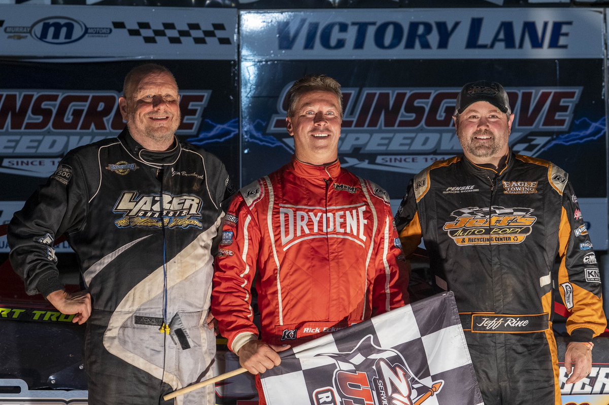 Drydene looks good in victory lane. Congratulations to our guys <a href="/LSchuchart1s/">Logan Schuchart</a> <a href="/chrismadden44/">Chris Madden Racing</a> @weissracing7and <a href="/eckert24/">Rick Eckert</a> on their recent wins. Good luck the rest of the season! #GoTeamDrydene <a href="/DuraMAXoil/">DuraMAX Oil</a>