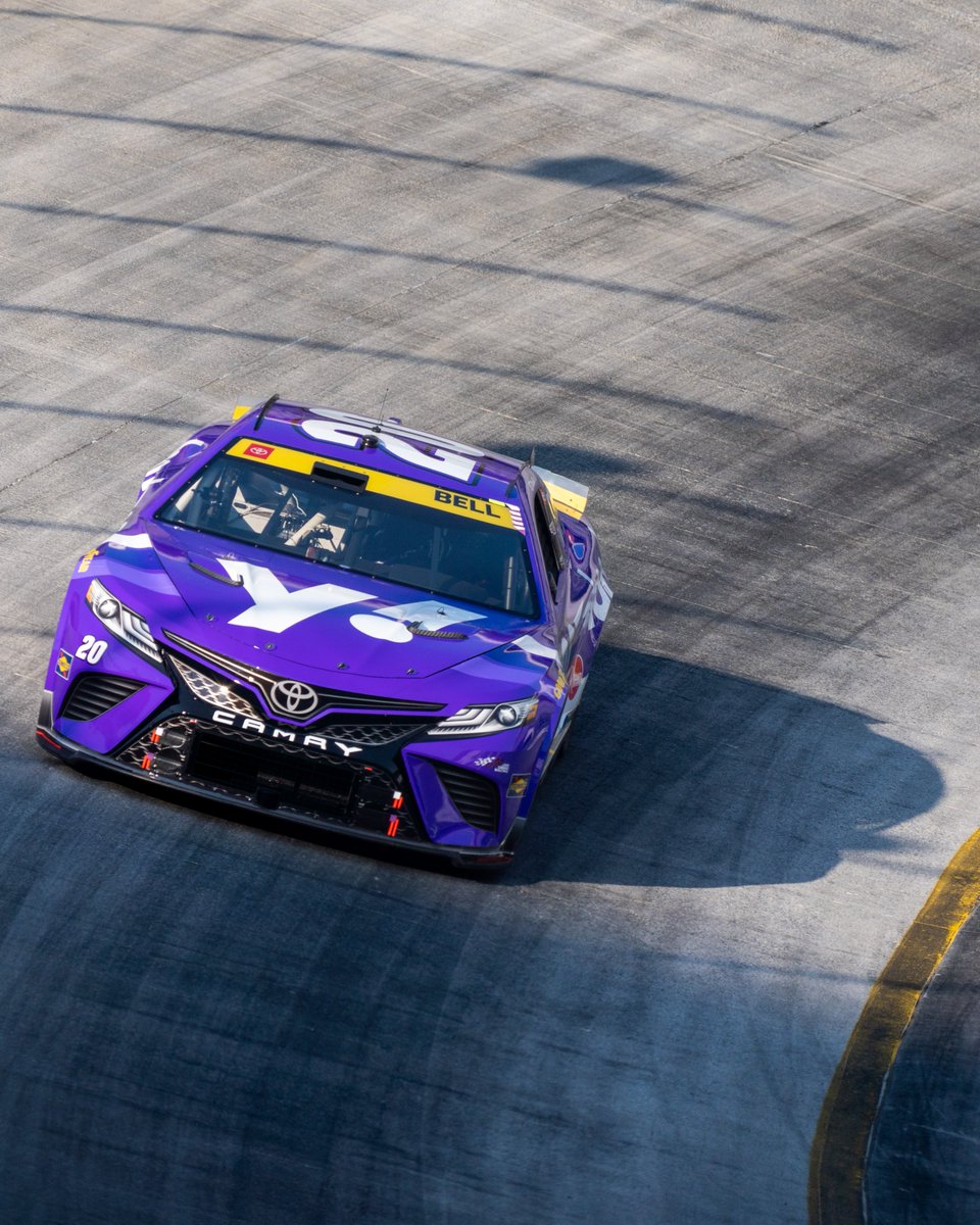 NASCAR's tweet photo. The only driver who doesn't have to worry this weekend puts down the fastest lap in Group A practice.

@CBellRacing | #NASCARPlayoffs https://t.co/WDo6Xlgfei