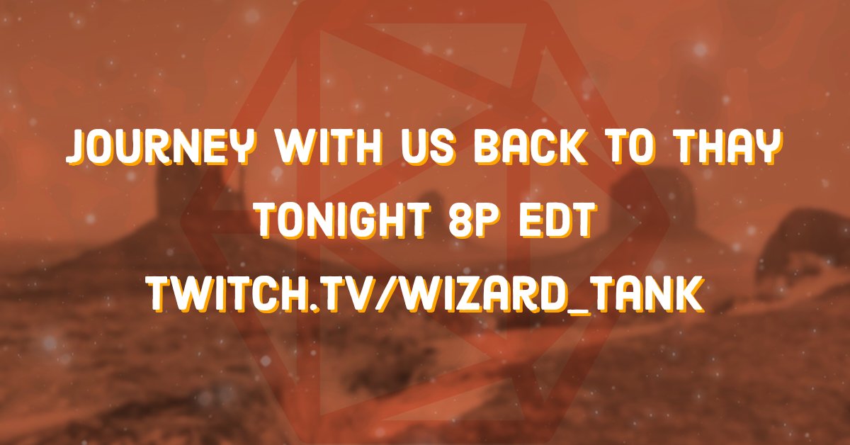 Wizard_Tank's tweet photo. The Rapscallions return tonight at 8p EDT.

https://t.co/1JMsB56FWc

#dnd #dungeonsanddragons #ttrpg #DICE #rpg #livestream #actualplay #realplay #liveplay #indiestreamer #smallstreamer #dnd5e #roleplay https://t.co/M3VN4M674d