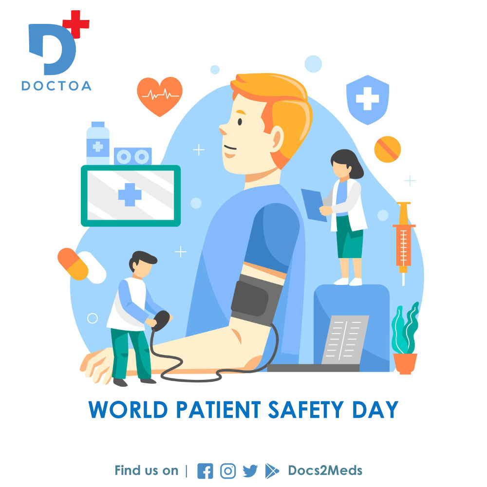 docs2meds's tweet image. Happy World Patients&apos; Safety Day!

#patients #safety #worldpatientsafetyday #docs2meds #healthcare