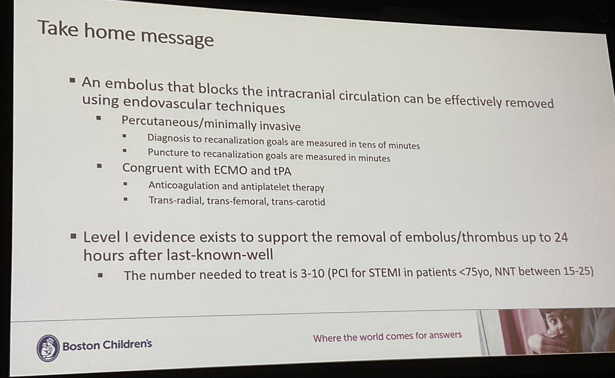 abribriesco43's tweet photo. #ELSO2022 @ELSOOrg
Dr. #AlfredSee From @BostonChildrens on #Embolic #CVA on #ECLS
10% rate of #IschemicStroke w/ #ECMO
Mechanical #thrombectomy options
@Tarig_Omer @AbhiDuggalMD @emireles_c @CCF_PCCM @CCF_CTSRes @RespiratorySCCM https://t.co/Xll1C4sbwp