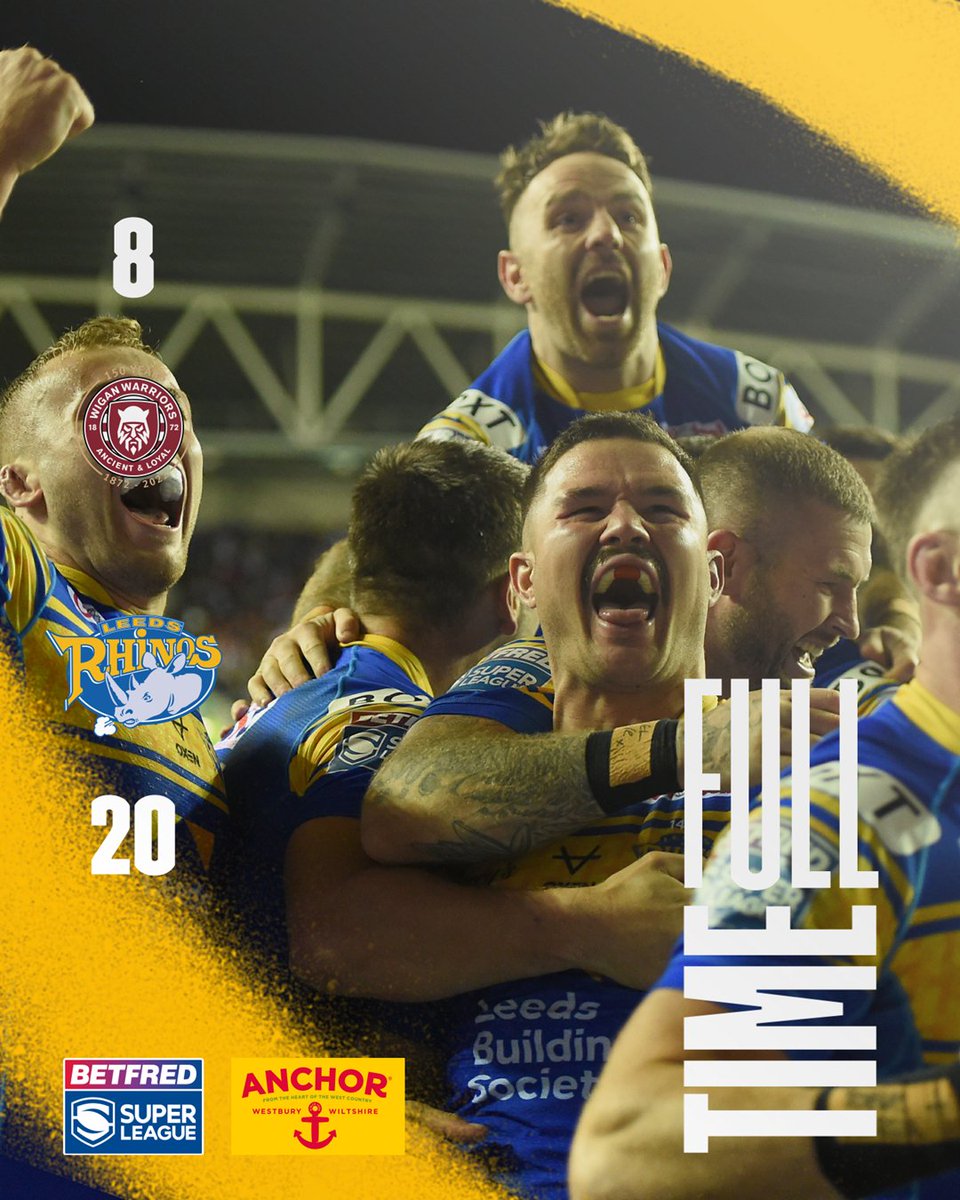 WE'RE GOING TO THE GRAND FINAL!

Incredible performance from the Rhinos to secure a place at Old Trafford!
🤝 In partnership #Anchor 
#ButtertheFoodButtertheMood