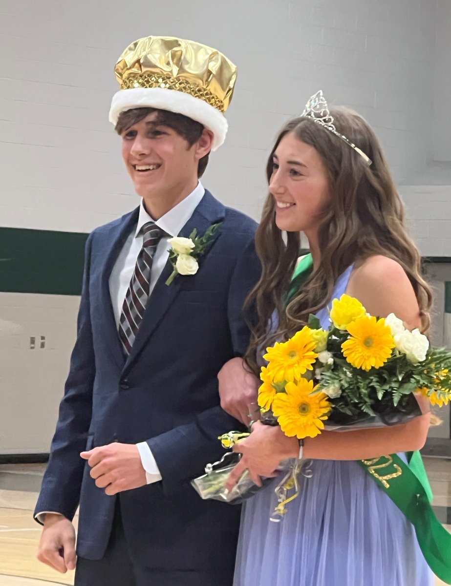 Congrats to Homecoming King Adam Denny &amp; Queen Lydia Sherrill! They are great representatives of our school! Congrats also to Queen Candidates Reese Duncan, Anna Helton, Carly McKeever and Landry Miller, &amp; King Candidates David Helton, John Helton, Colin Lillie &amp; Brendan Monahan!