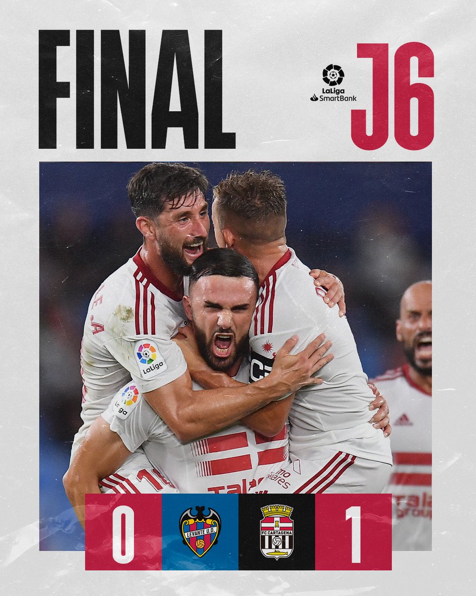 FCCartagena_efs's tweet photo. FINAL | 0-1 | ¡SE ACABAAAAAAAAA EL PARTIDO EN VALENCIAAAAAAAA! GRAN VICTORIAAAAAAAAAAAAAA DEL EQUIPOOOOOOO 

¡VAAAAAAAAAAMOOOOOOOOOOOS!

 #LevanteCartagena https://t.co/57gUHz8gwi