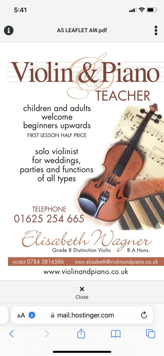 Still have spaces for you to enrol on violin or piano classes. First lesson is now £5. I do lessons online or face to face. Beginners welcome. Come and have a go 😊 Please RT. #Violin #Piano #ViolinLessons #PianoLessons #Violinbeginners #PianoBeginners #Macclesfield