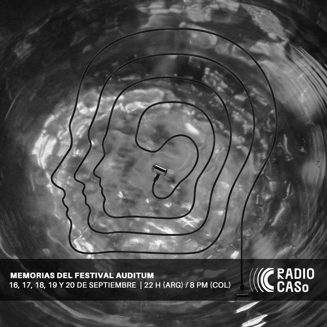 ⁣📡Festival Auditum 2022: Caudal
Desde hoy hasta el 20 de septiembre a las 22 H AR | 8 PM CO  estaremos reviviendo por #RadioCASo ediciones anteriores del festival anual que se realiza en Medellín. bit.ly/RadioCASo auditum.com