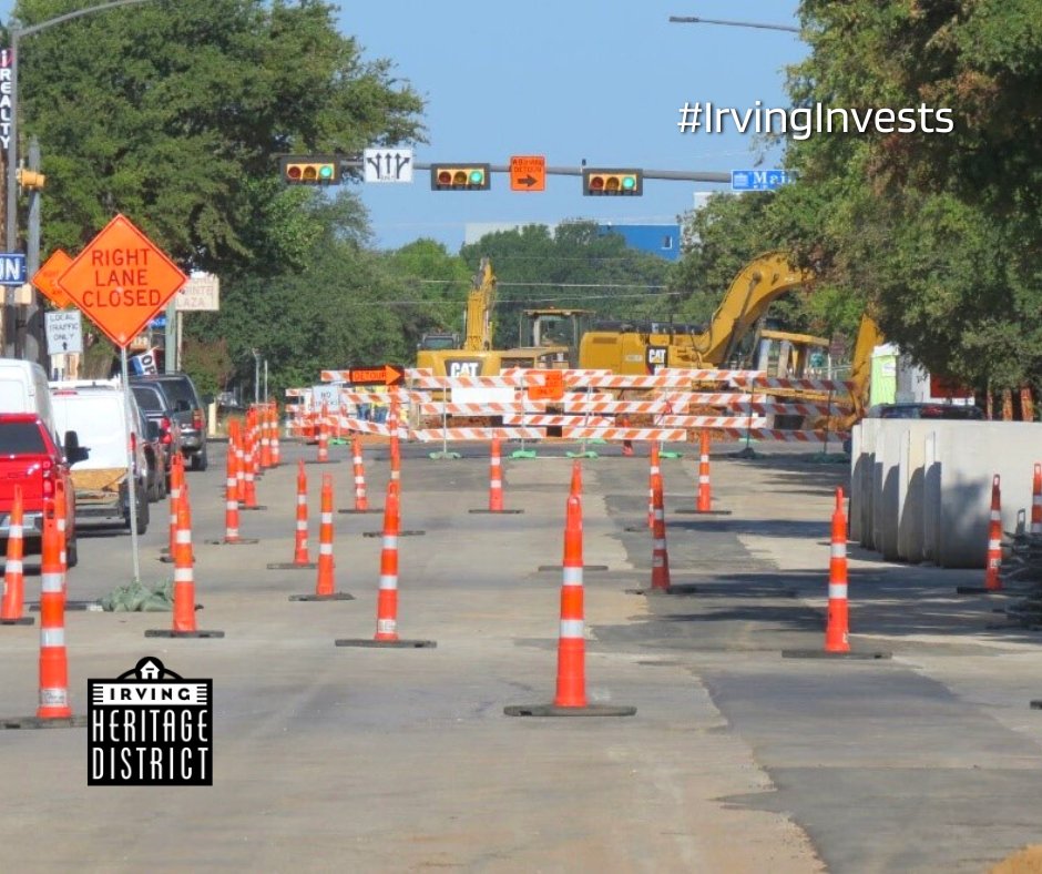 thecityofirving's tweet photo. The Irving Boulevard Reconstruction project is now 30% complete. The contractor most recently completed the installation of the wastewater main up to the west side of Britain Road and north of Irving Blvd. #IrvingInvests Read more: https://t.co/Ie6X6WfkFF