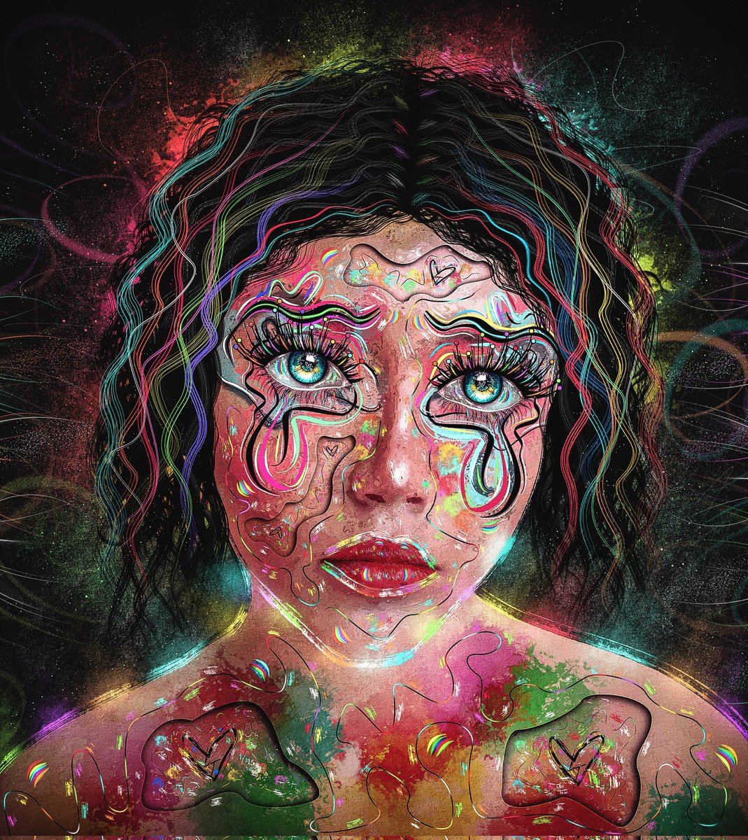 MoeinKhatteSiah's tweet image. " innocent eyes "
Available on @foundation
First of its kind art centric clothing by LuMen and art by Moein Khatte Siah  featured a original couture garment worn in NYFW and LAFW. One of one original 
original clothing comes with purchase
@moodgooru
foundation.app/@moeinkhattesi…