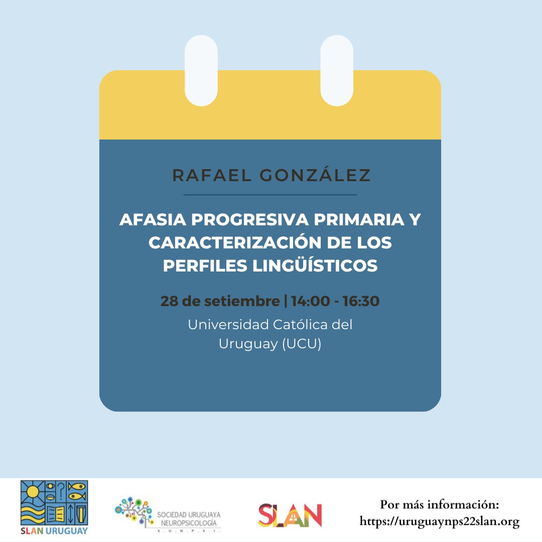 congresoslan's tweet photo. Este 28 de setiembre te esperamos para ser parte de los cursos pre congreso a realizarse en la Universidad Católica del Uruguay (UCU) y en la Facultad de Psicología (Udelar).

¡Aún estás a tiempo de inscribirte!

#congresoslan2022 https://t.co/MZYmo1J2hE