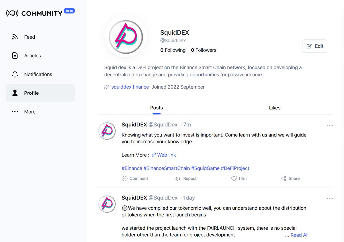 SquidDexOFC's tweet photo. We're very privileged to have early access to this "Live Discussion Board" function on 
@CoinMarketCap
. Thank you for this very exciting test drive. Join SquidDex for more disqus on CMC Community https://t.co/ihsE5rCbT5