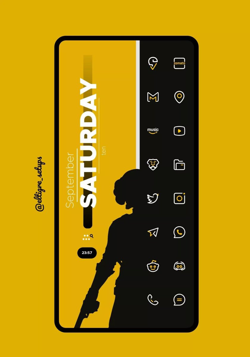 Myscreenie_com's tweet photo. 🏆Screen of the day🏆 by @KushalWagh
Amazing setup. Congratulation!
Used applications:.
Dopphie KWGT
Yellow line icons
Checkout our webpage to more stuff like this. Link in the Bio.
https://t.co/EpsuxfCSKr
Follow us for more.
#myscreenie #screenoftheday https://t.co/kGzKgqqGa1