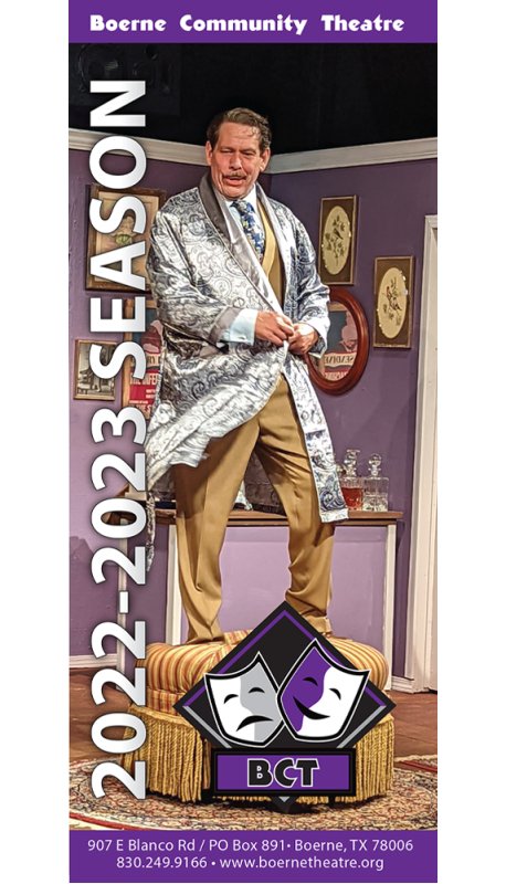 boerne_theatre's tweet photo. The 22022/2023 season is upon us. Get you membership and support local theatre at https://t.co/awYnKrJ0jA https://t.co/Df94nKwtjw