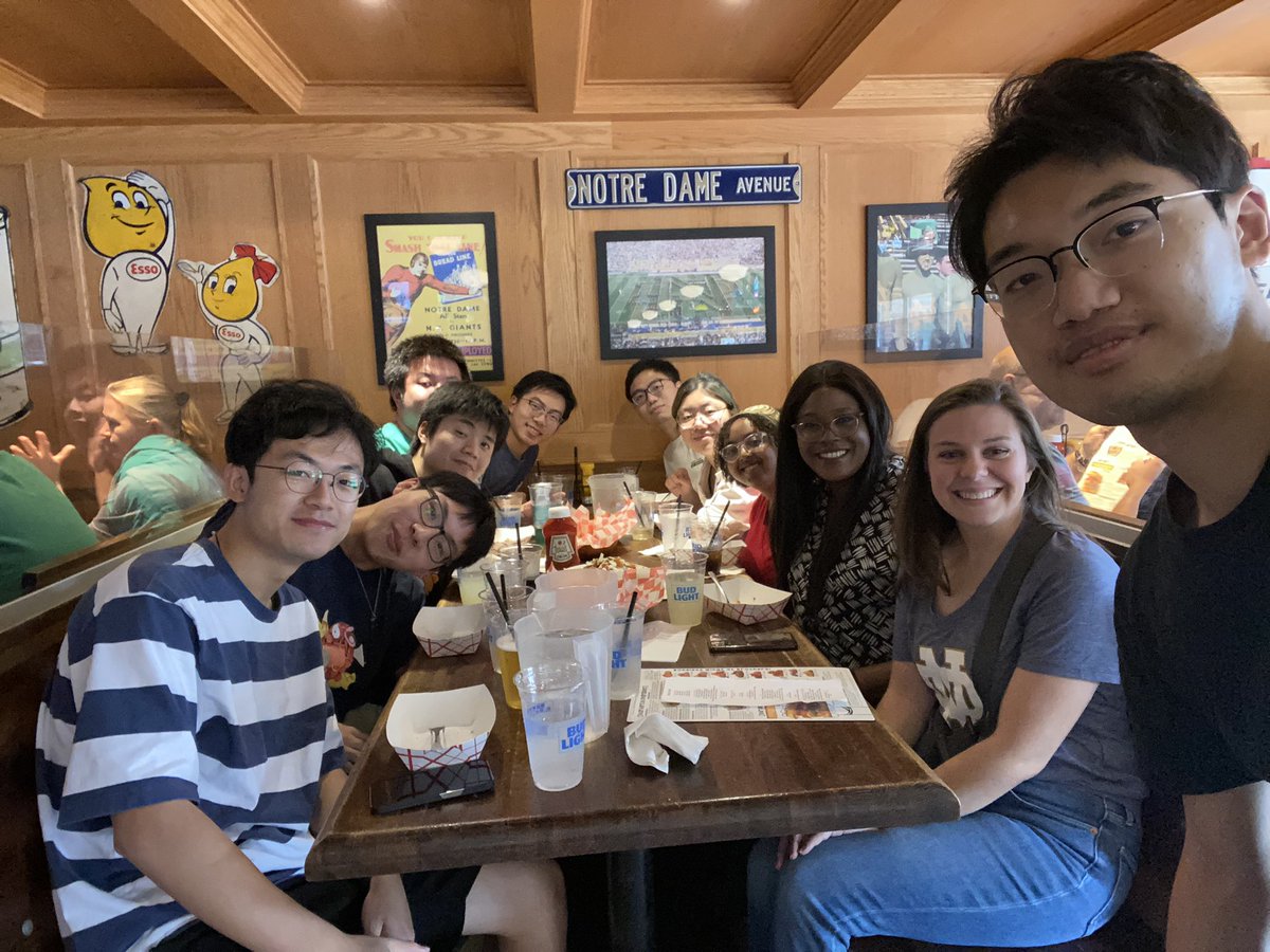 Toby J. Li😺 (he/him) (@tobyjli) on Twitter photo Post-CHI happy hour with HCIers at <a href="/ND_CSE/">Notre Dame CSE</a>🍺 Congrats to everyone for having a productive year 🎉🎉 Now the time to get ready for tailgating before the <a href="/NDFootball/">Notre Dame Football</a> game against <a href="/CalFootball/">Cal Football</a>!!! Post-CHI happy hour with HCIers at <a href="/ND_CSE/">Notre Dame CSE</a>🍺 Congrats to everyone for having a productive year 🎉🎉 Now the time to get ready for tailgating before the <a href="/NDFootball/">Notre Dame Football</a> game against <a href="/CalFootball/">Cal Football</a>!!!