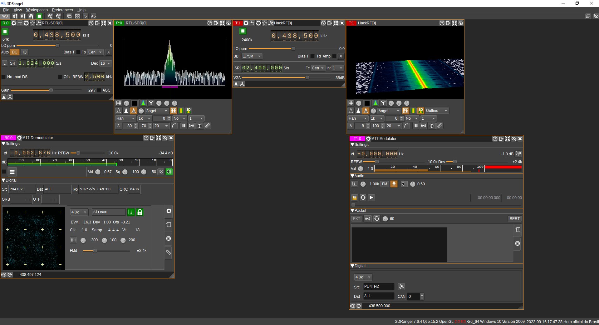 Paulo Dutra PU4THZ on Twitter "Now you can Transmit and Recieve M17