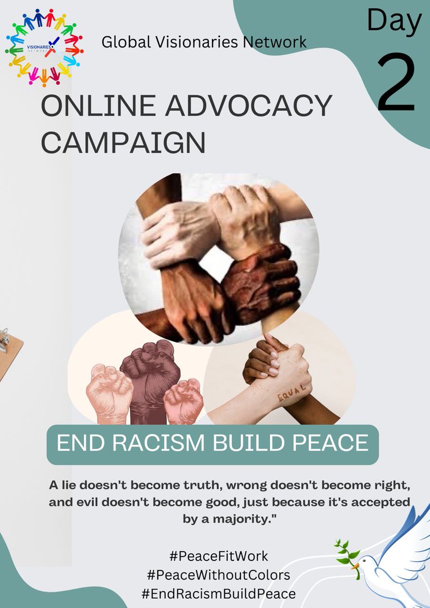 maibrenda1's tweet photo. End racism build peace🕊️🤲 https://t.co/YxaubEHIQn