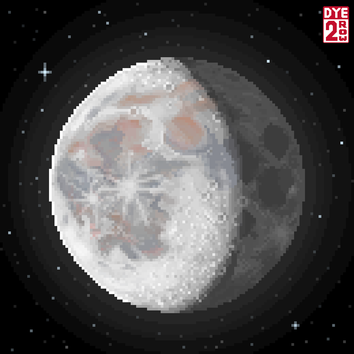 dyethrow's tweet photo. The Clearest Moon Images Ever Taken in Pixels🌑
📸: @JakicevichAP 
#pixels https://t.co/IkWZZNgng5