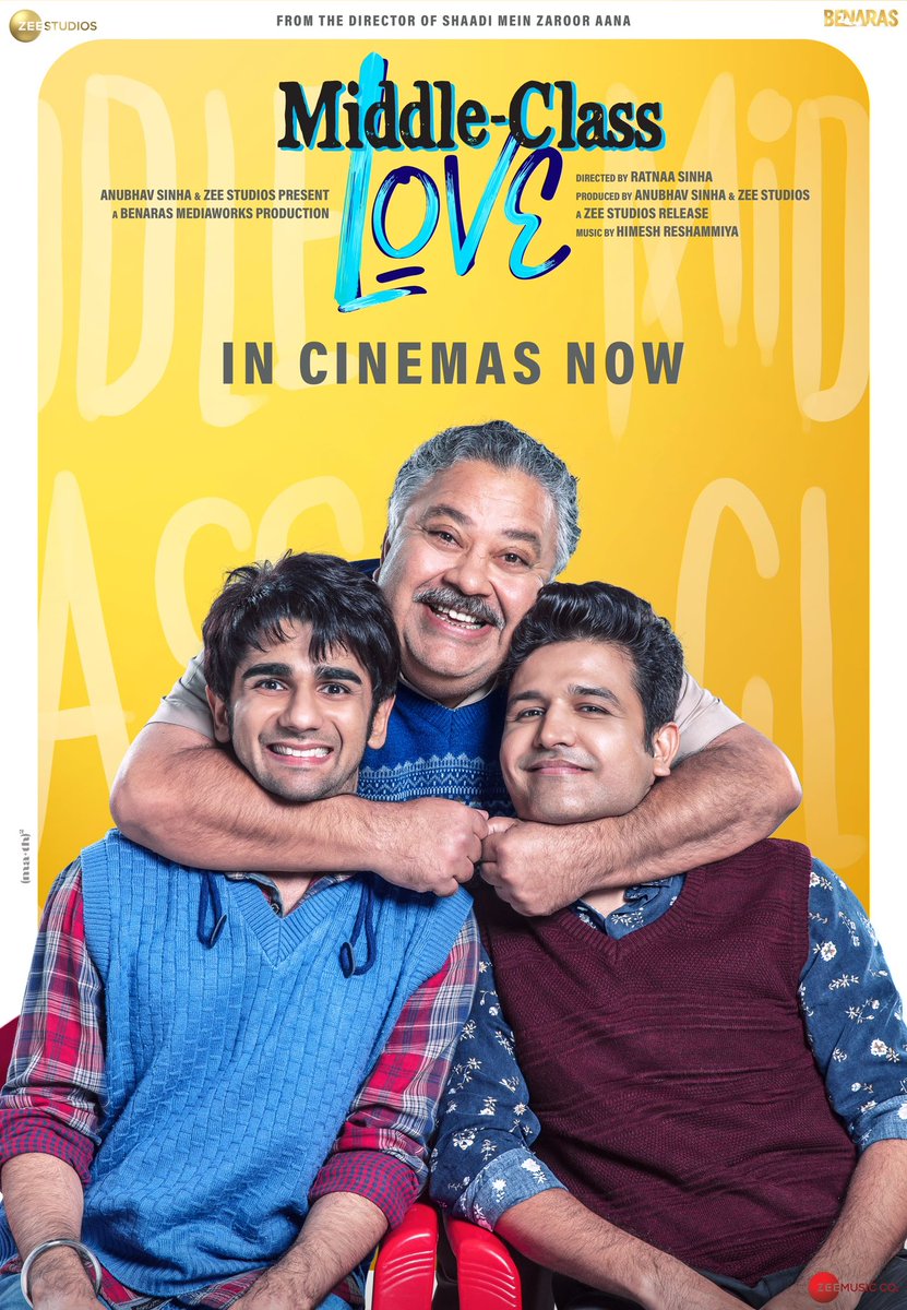 Middle Class Love in Cinemas Now ❤️.
Need the love and support 🎬❤️
#RatnaSinha @anubhavsinha @BenarasM @pritkamani @KavyaThapar #EishaSingh #SapnaSand #ManojPahwa.