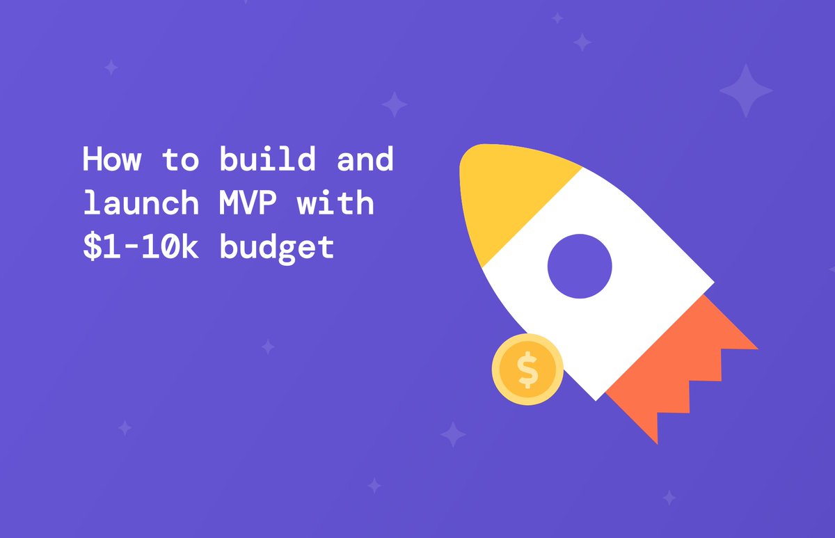 StartNoCode's tweet image. How to build and launch MVP with $1-10k budget 💪💪💪
You can read it here: startnocode.today/blog/how-to-bu…
#nocode #startup #mvp #startnocode