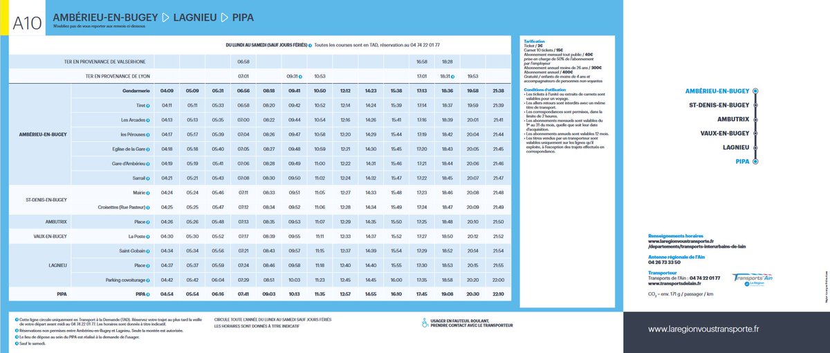 assoARDSL's tweet image. La ligne A10 #Ambérieu @PipaClub