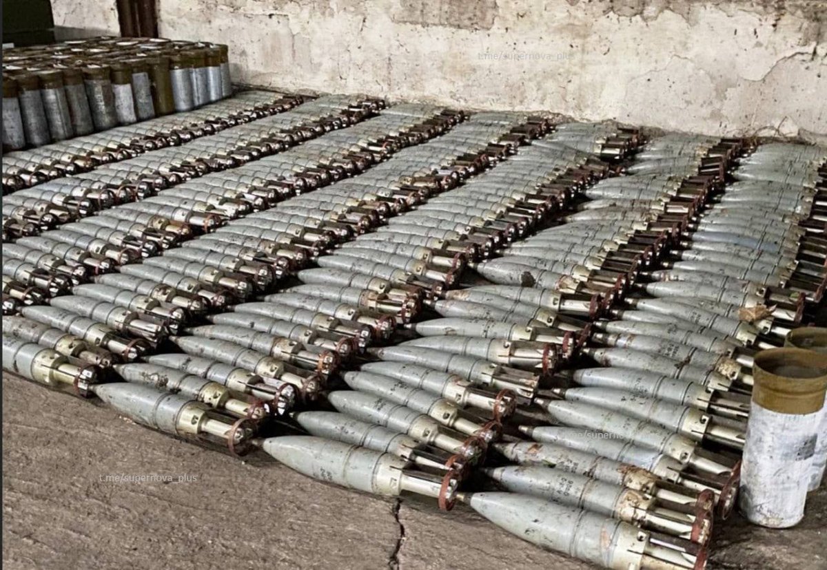 In the past week, the #UAarmy received thousands of tons of ammunition as a gift from the Armed Forces of 🇷🇺 Please note that we do not accept gifts from murderers, torturers, looters, or rapists. In the coming days, we will return everything, right down to the last shell.