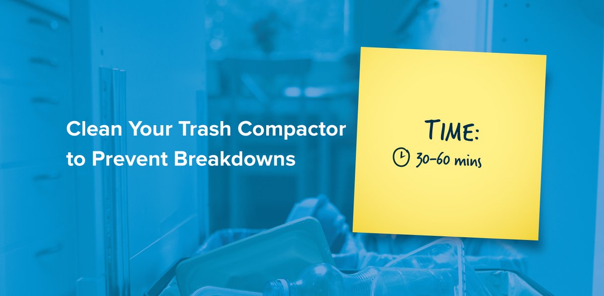 How often do you clean your trash compactor? If left uncleaned for a long period of time, there's a high risk of mold and unwanted smells. We recommend cleaning it at least once a month.

It's easy: bit.ly/3BAw5aI