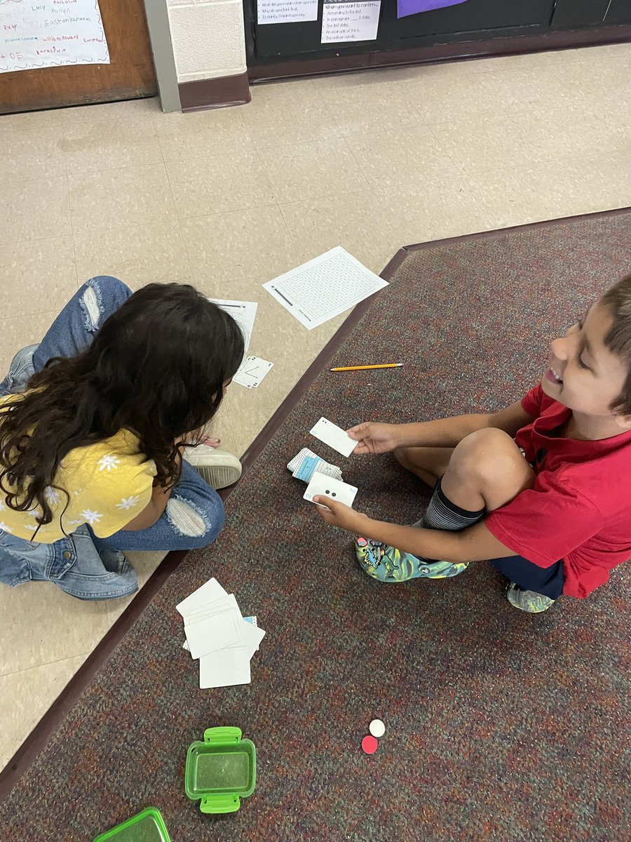 ChircoMs's tweet photo. We played Number Grid Difference as a math game to help us remember how to use math grids efficiently. We added it to our Friday math center game. https://t.co/RWClOApzF8