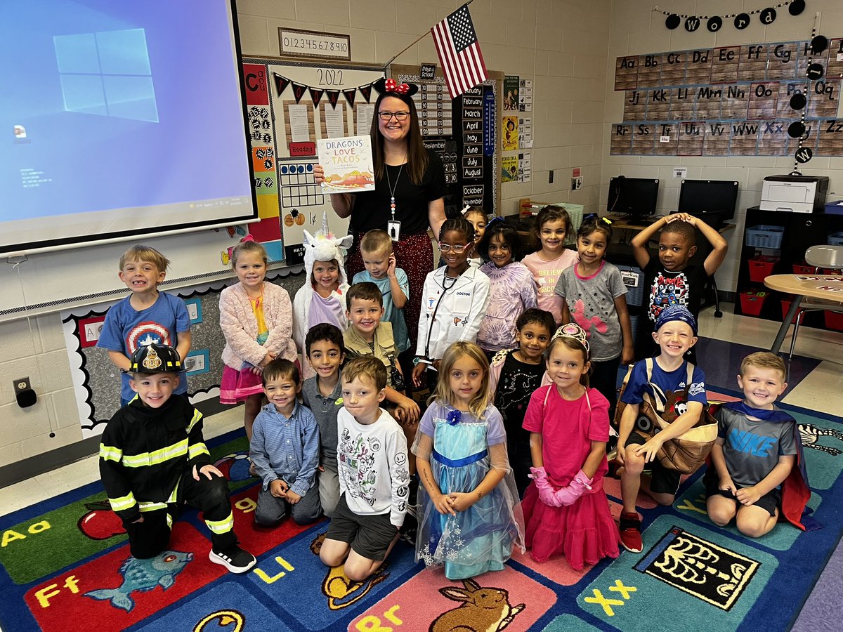 Reading in the Schools Day is one of our favorite days! <a href="/ReadwithFletch/">Mrs. Fletcher</a>