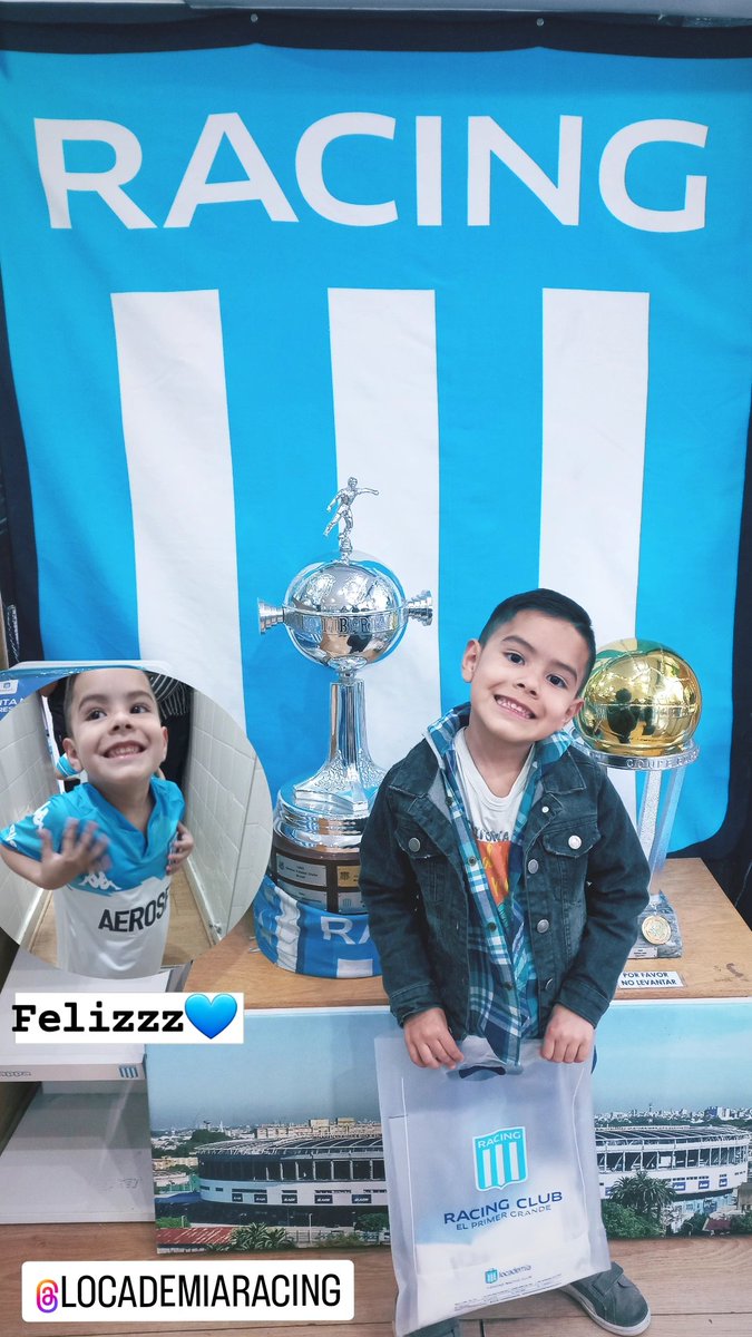 Lisandro está feliz con su camiseta nueva 😍😍😍 <a href="/LocademiaRacing/">Locademia</a>
