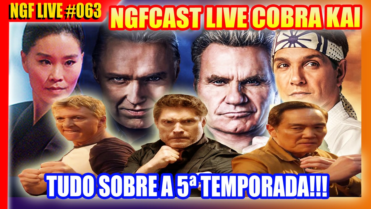 youtube.com/watch?v=z8G-je…
👆🏾👆🏾👆🏾

NGF LIVE # 063 - TUDO SOBRE COBRA KAI !!!
HOJE É DIA DE COBRA KAI NA NGF!!! 
Cola na LIVE!
#chozentogushi #mikebarnes #terrysilver #karatekid #danielsam #johnnylawrence #johnkreese #cobrakai #chozenvsterrysilver