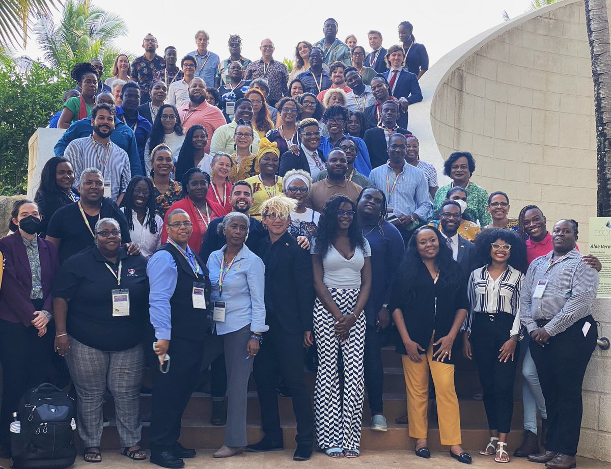 Liam Rezende (@liamrez) on Twitter photo ✨ An inspiring + insightful time in Barbados, discussing data-driven transformative action to advance LGBTQI+ inclusion across the Caribbean. 🏳️🌈🏳️⚧️Proud to rep @OFB_LGBT w/ @donnyapiggott huge congrats to <a href="/PhilofDelphi/">Philip R. Crehan</a> <a href="/EC_Equality/">ECADE</a> <a href="/UNIBAMSupport/">UniBAM Belize</a> <a href="/UNDP/">UN Development</a> <a href="/ColoursCayman/">Colours Caribbean 🏳️🌈 Visibly Strong</a> <a href="/PGAction/">Parliamentarians for Global Action</a> 👏🏽 ✨ An inspiring + insightful time in Barbados, discussing data-driven transformative action to advance LGBTQI+ inclusion across the Caribbean. 🏳️🌈🏳️⚧️Proud to rep @OFB_LGBT w/ @donnyapiggott huge congrats to <a href="/PhilofDelphi/">Philip R. Crehan</a> <a href="/EC_Equality/">ECADE</a> <a href="/UNIBAMSupport/">UniBAM Belize</a> <a href="/UNDP/">UN Development</a> <a href="/ColoursCayman/">Colours Caribbean 🏳️🌈 Visibly Strong</a> <a href="/PGAction/">Parliamentarians for Global Action</a> 👏🏽